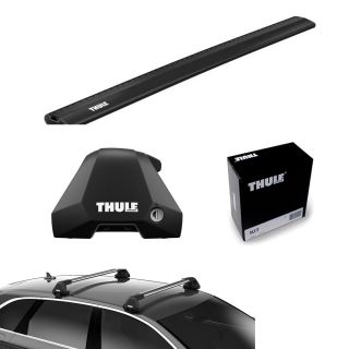 Solución Thule Barra Aluminio Edge Evo Line Up Black Hyundai Accent 4-Dr Sedan, 18-
